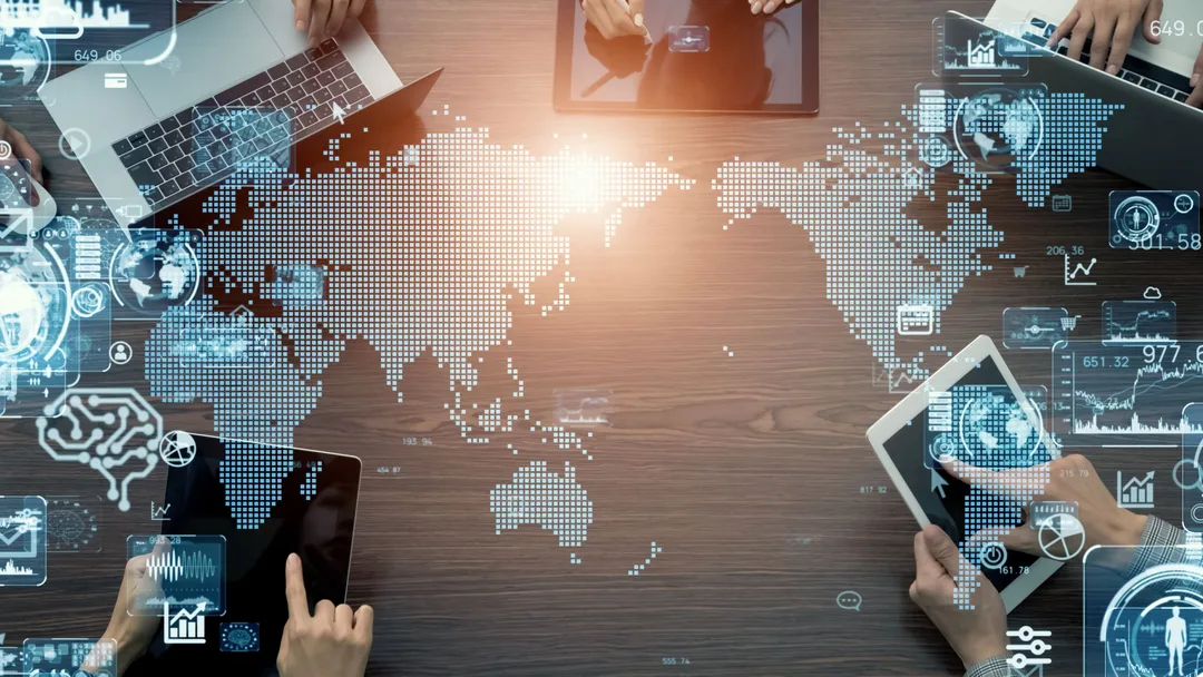 Global business communication network